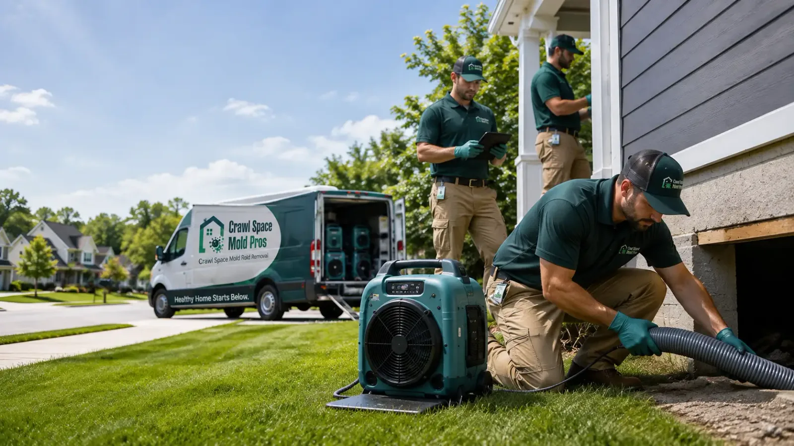 Crawl Space Mold Removal in Providence, NC